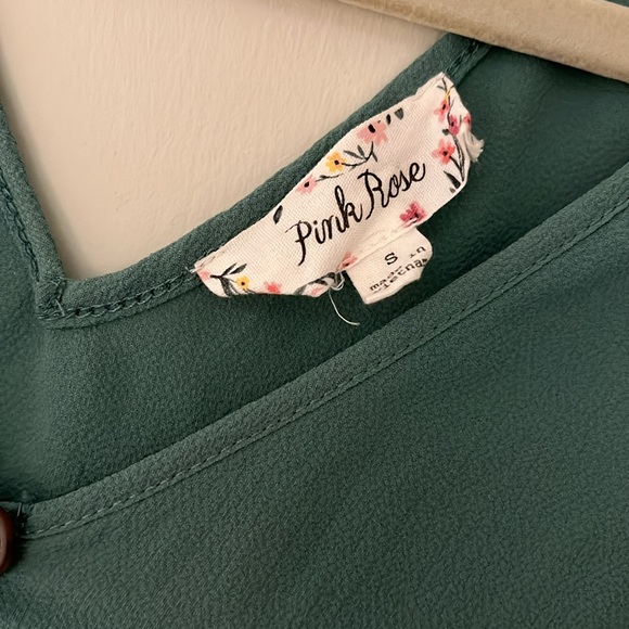 Blue green blouse - Picture 2 of 4